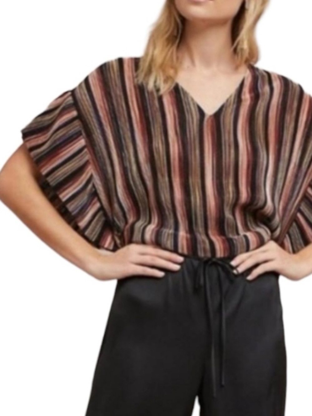 ANTHROPOLOGIE Vanessa Virginia 'Bienville' Blouse XS EUC